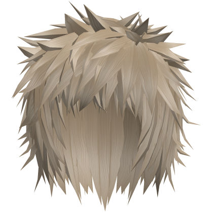 Blonde Scene Messy Spiky Emo Boy Hair