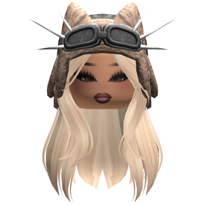 Grunge Punk Mink Straight Hair w/ Ushanka & Makeup