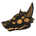 Mystic Shadow Dog Head