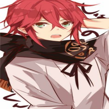 Red haired anime boy Roblox decal