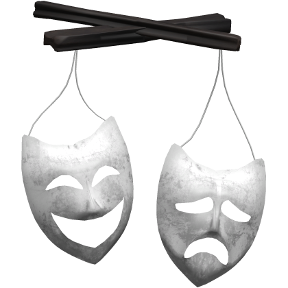 White Theatre masks for waist Roblox item
