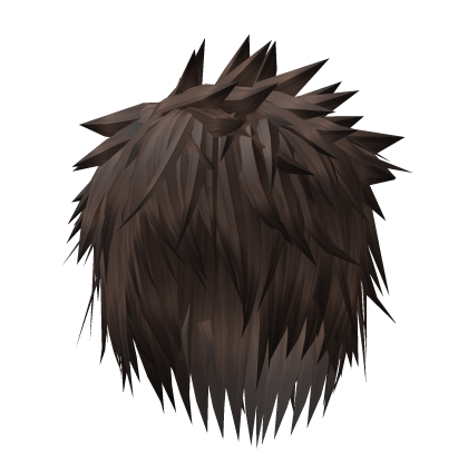 brown messy scene hair 89. Roblox item