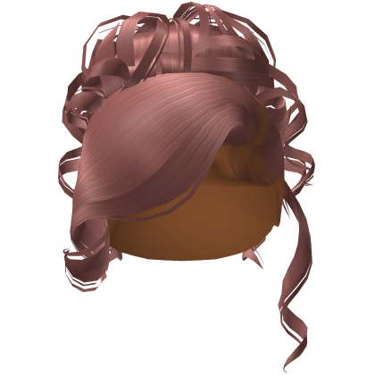 Side Swept Curly Updo [Pink]
