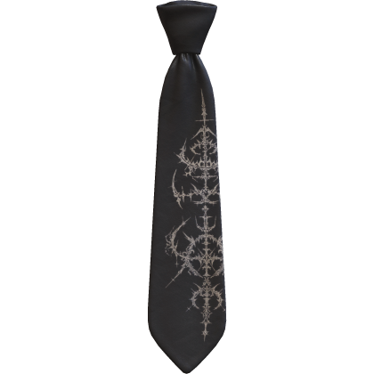 Gray Cybersigilism Tie 1.0