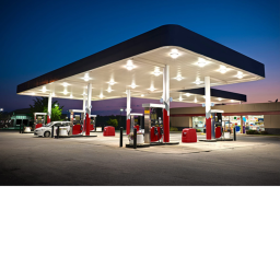 The gas station