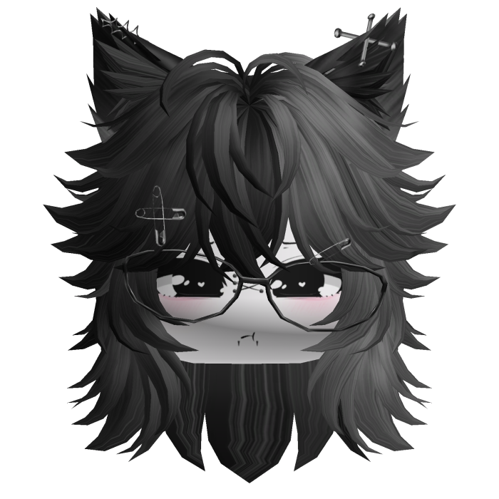 Moe Furry Wolfcut (Black&Gray)