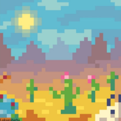 The Mirage - Pixel Art Roblox decal