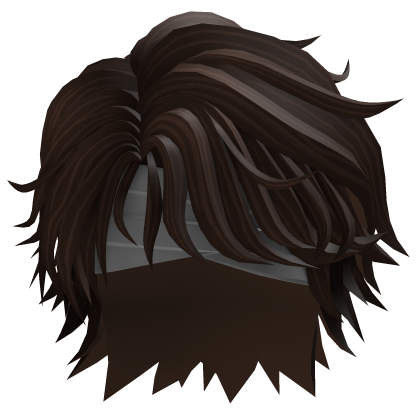 Brown Hair w/ Bandage Roblox item