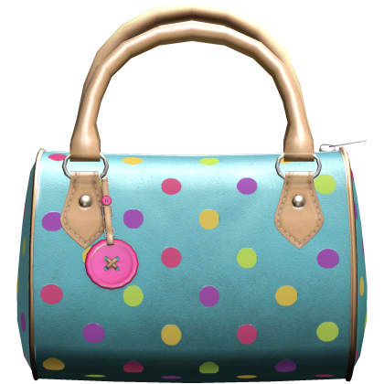 Blue Multicolor Confetti Button Bag Roblox item