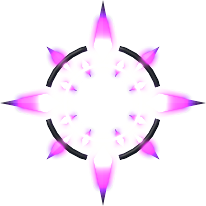 Emissive Pink and White Glowing Neon Angel Halo
