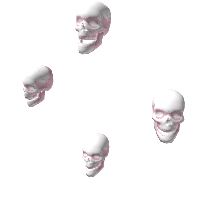 Quadri-Skull Aura Holographic Pink Addon (Recolor) Roblox item