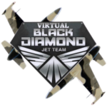 Virtual Roblox Black Diamond Jet Team