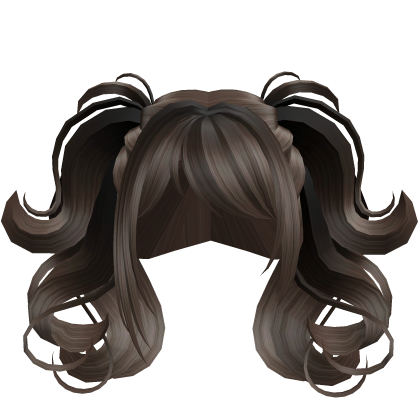 Toasty Brown K-pop Curly Pigtails thumbnail