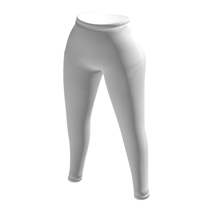 Leggings Y2K Chrome Baddie Gym Pants White