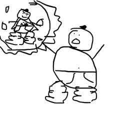 The green Baby MASTER fights