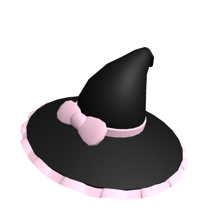 ♡ Kawaii Witch Hat (Pink v2) ♡ Roblox item