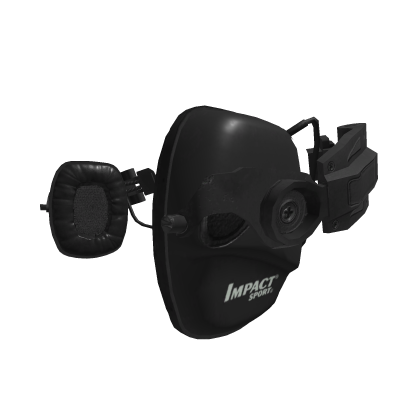 Headset Impact S Black With Rail Adapters