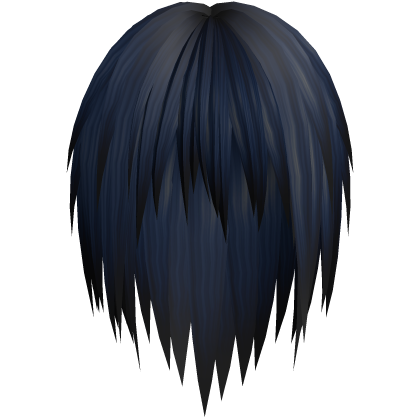 Blue Long Vkei Messy Boy Hair Roblox NoFilter