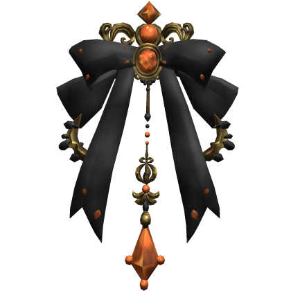 Elegant Amber Bow Roblox item