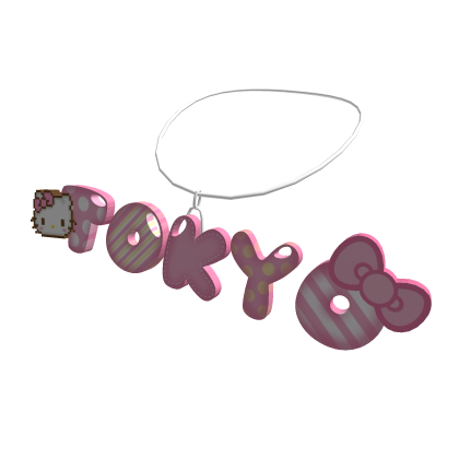 tokyo hello kitty necklace 3.0 🎀