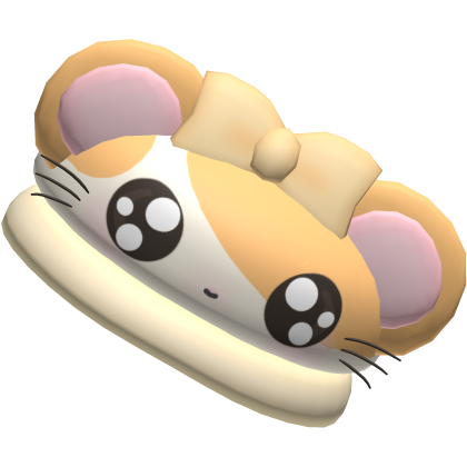 chibi little yellow hamtaro cartoon hat