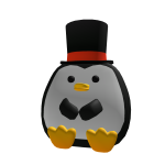 Penguin with Top Hat