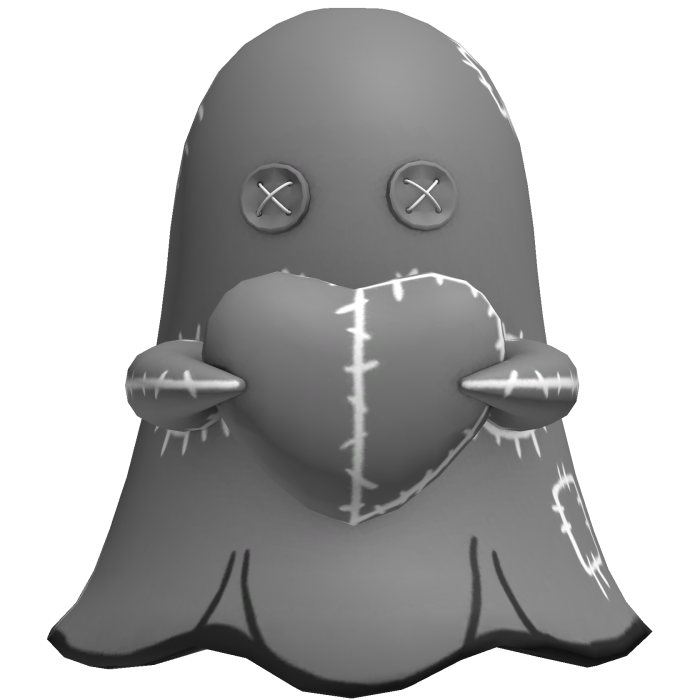 gray halloween ghost