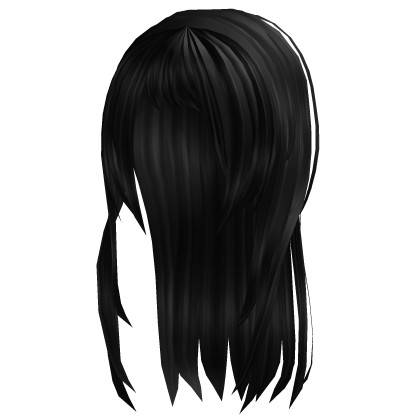 Black Emo Layered Hair Roblox item