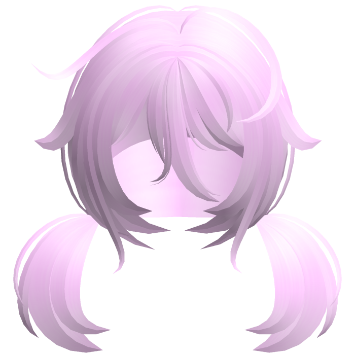 ♡ Kawaii Tweencore Messy Anime Pink Pigtails 🍀