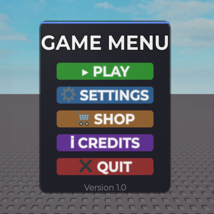 Menu GUI