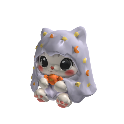 Ghost Cape Halloween Kitty 👻🎃