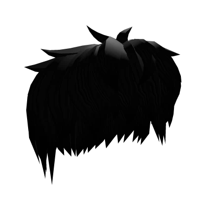 Roblox hair preview for Messy black curly hair