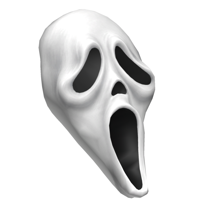 Screaming Ghostface Mask (Right Side)