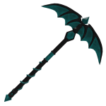 Teal Bat Scythe