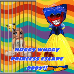 Huggy Wuggy Princess Escape Obby!!