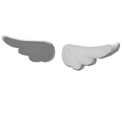 White Angelic Fluffy Wings