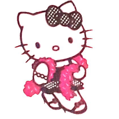 Hello Kitty but MATERIAL GIRL Roblox decal