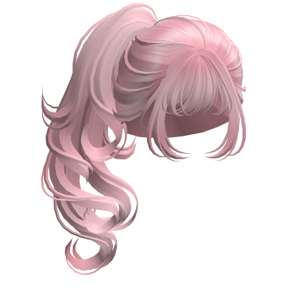 Messy Apple Girl Ponytail Pink