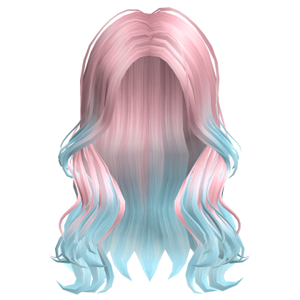 Cotton Candy Cute Soft Hair w/ Curtain Bangs Roblox item