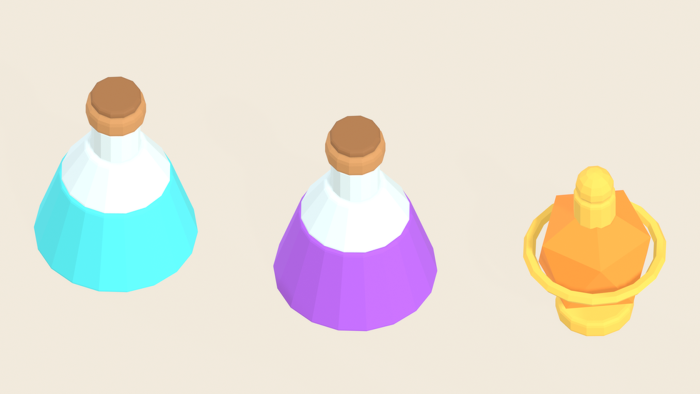 Stylized Potion Pack x35 Flask Cauldron Alchemy preview 3