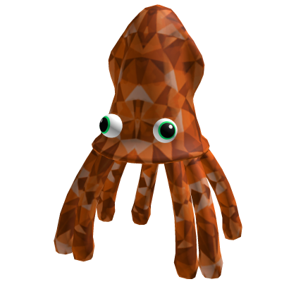 Orange Sparkle Squid
