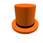 Orange And Black Tophat