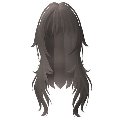 ♡ : Cute Ash Brown Layered Fluffy Hair