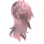 Layered Messy Anime Ponytail (Pink)
