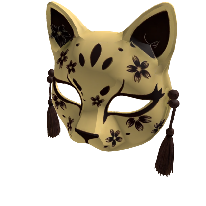 Golden Kitsune Mask