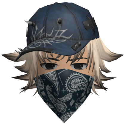 Blonde Shadow Streetwear Hat Hair Set Roblox item