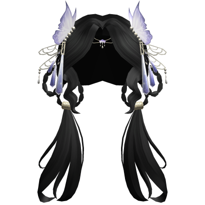 Kim's Black Butterfly Met Gala Hair Roblox item