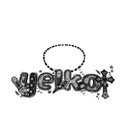 ♡ : yelko black and white chainsaw 3.0 ৎ