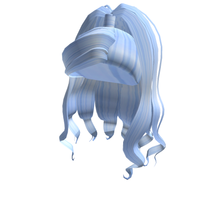 Ponytail Hair Blue Roblox item