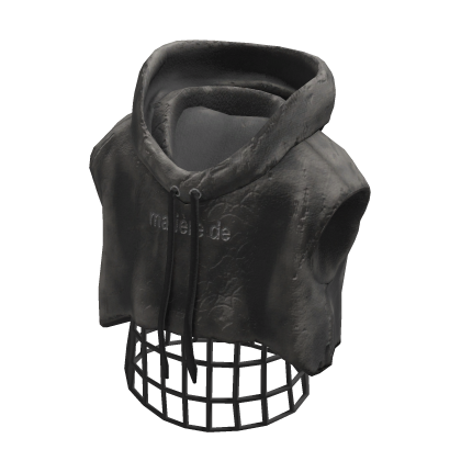 Daeye - Wired Croptop Hoodie Grey